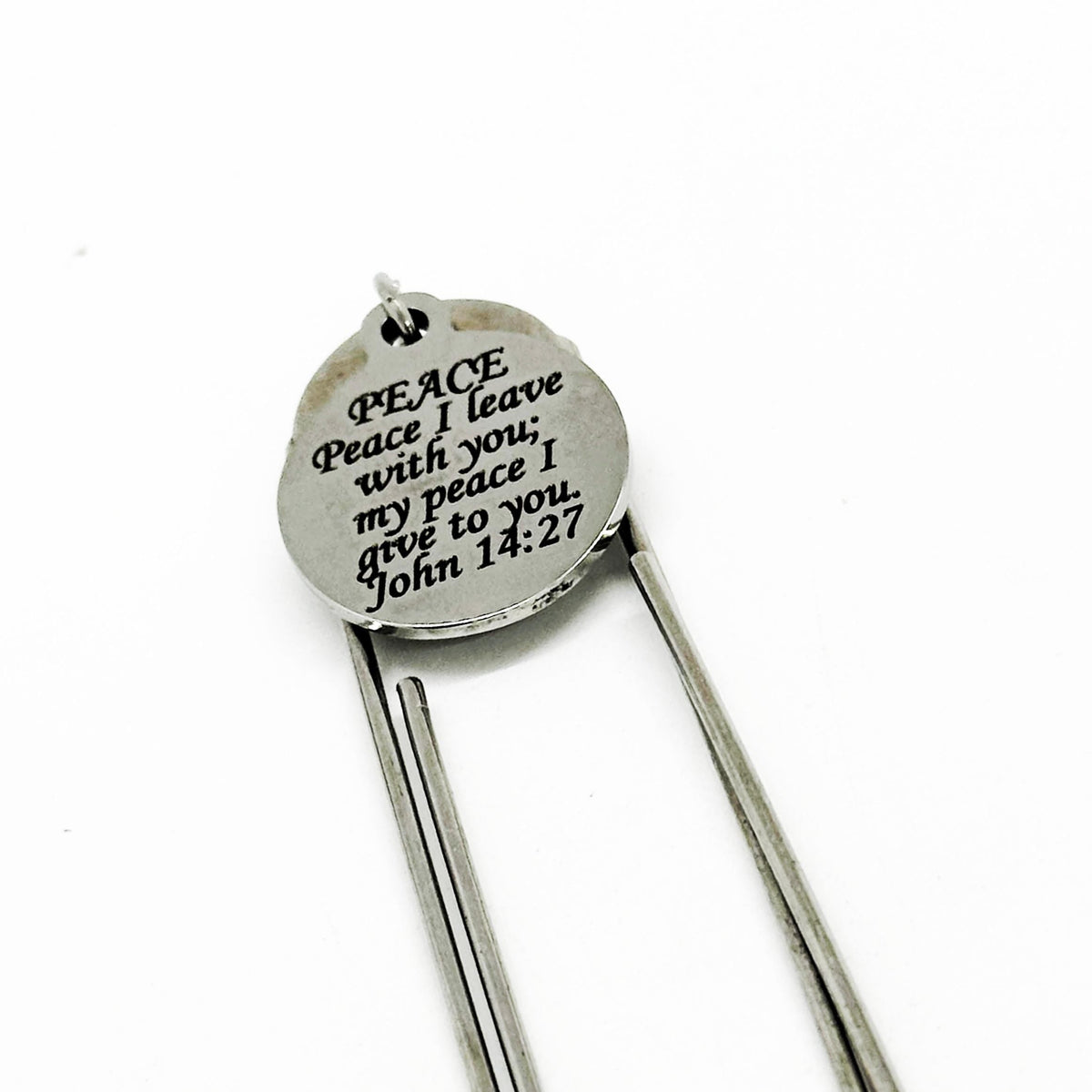 My Peace I Give To You Charm Bookmark, John 14 27, Gods Peace, My Peac