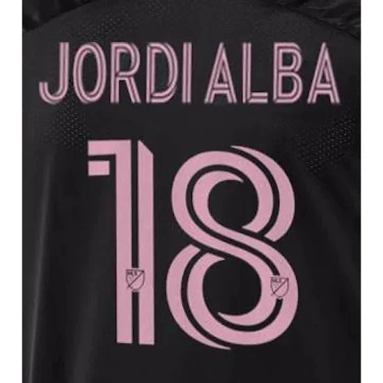 Inter Miami 2023-Away Jordi Alba #18 Jersey Name Set