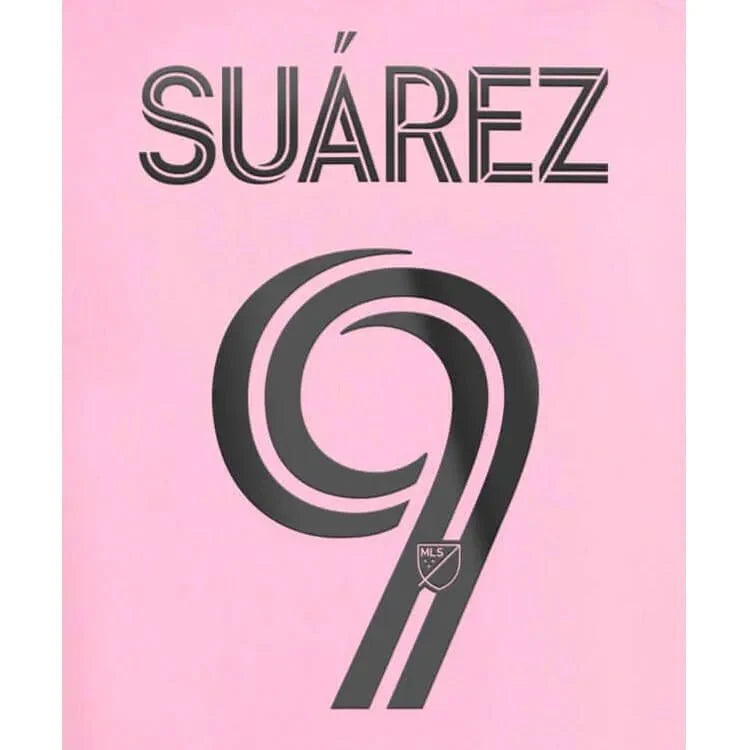 Inter Miami 2024-Home Suarez #9 Jersey Name Set