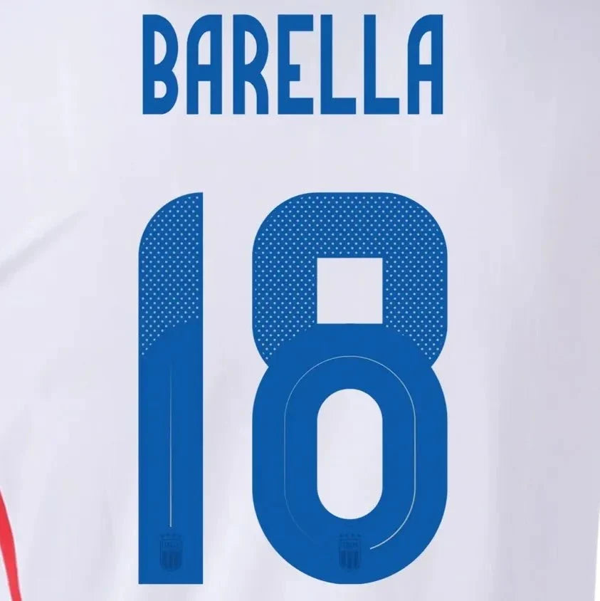 Italy 2024/25 Away Barella #18 Jersey Name Set