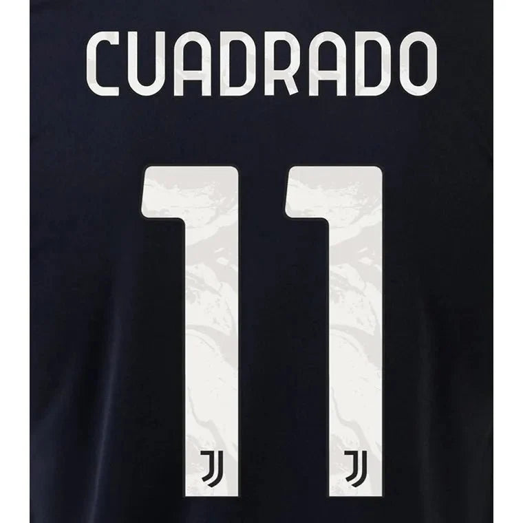 Juventus 2021/22 Away Cuadrado #11 Jersey Name Set