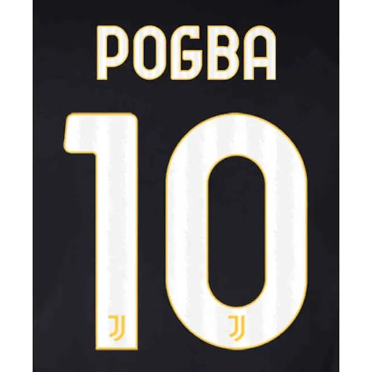 Juventus 2023-24 Home Pogba #10 Jersey Name Set