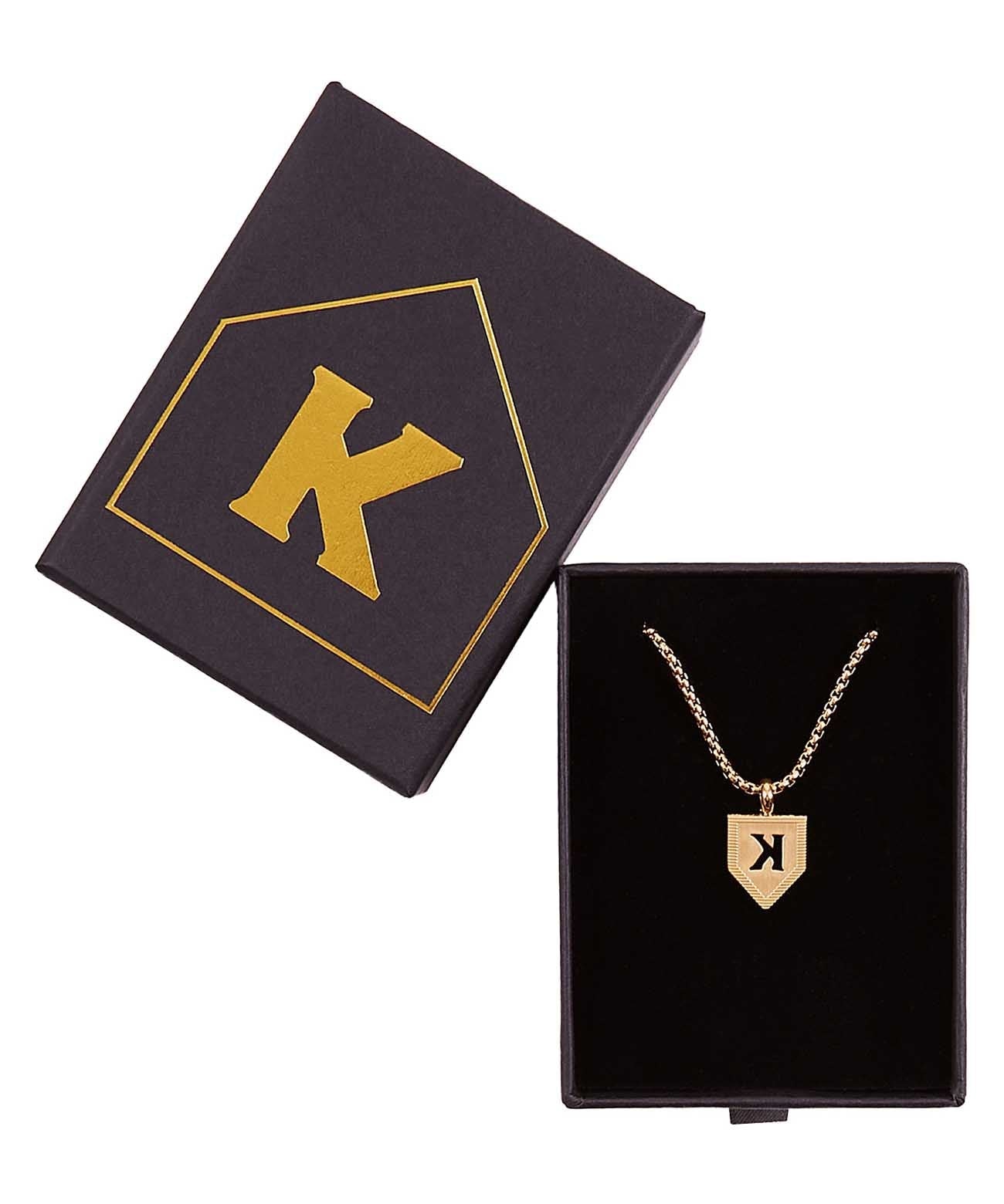 K Pendant and Chain