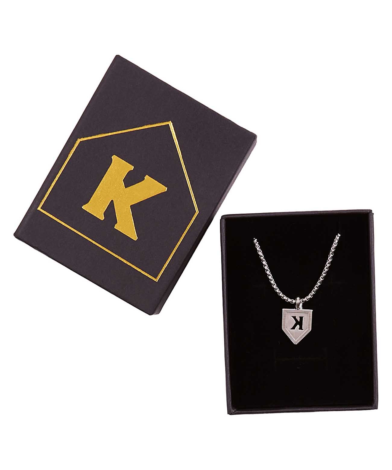 K Pendant and Chain