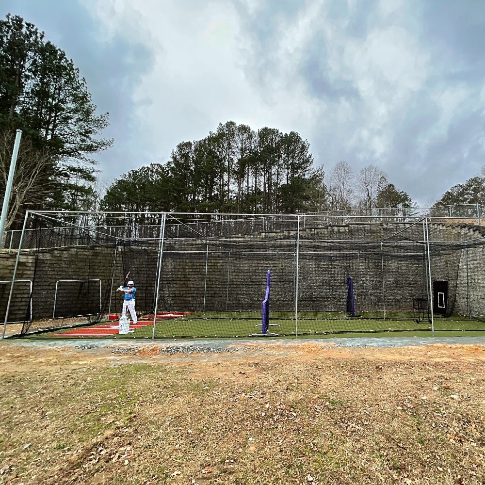 READY-2-GO NETS Recreational Park Batting Cage Netting (#36 Poly)