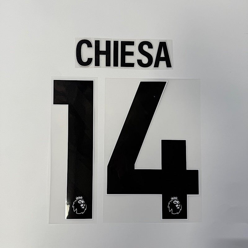 Liverpool 2024-Third CHIESA #14 Official Name Set-Black