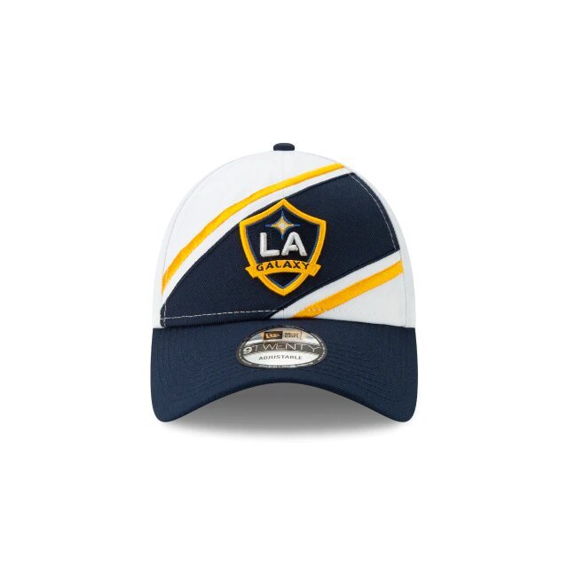 New Era LA Galaxy Jersey Hook Home 920 Adjustable Hat - White-Navy