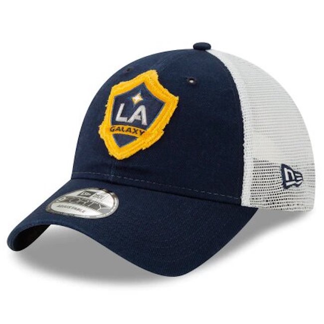 New Era LA Galaxy Team Trucker 940 Hat - Navy-White