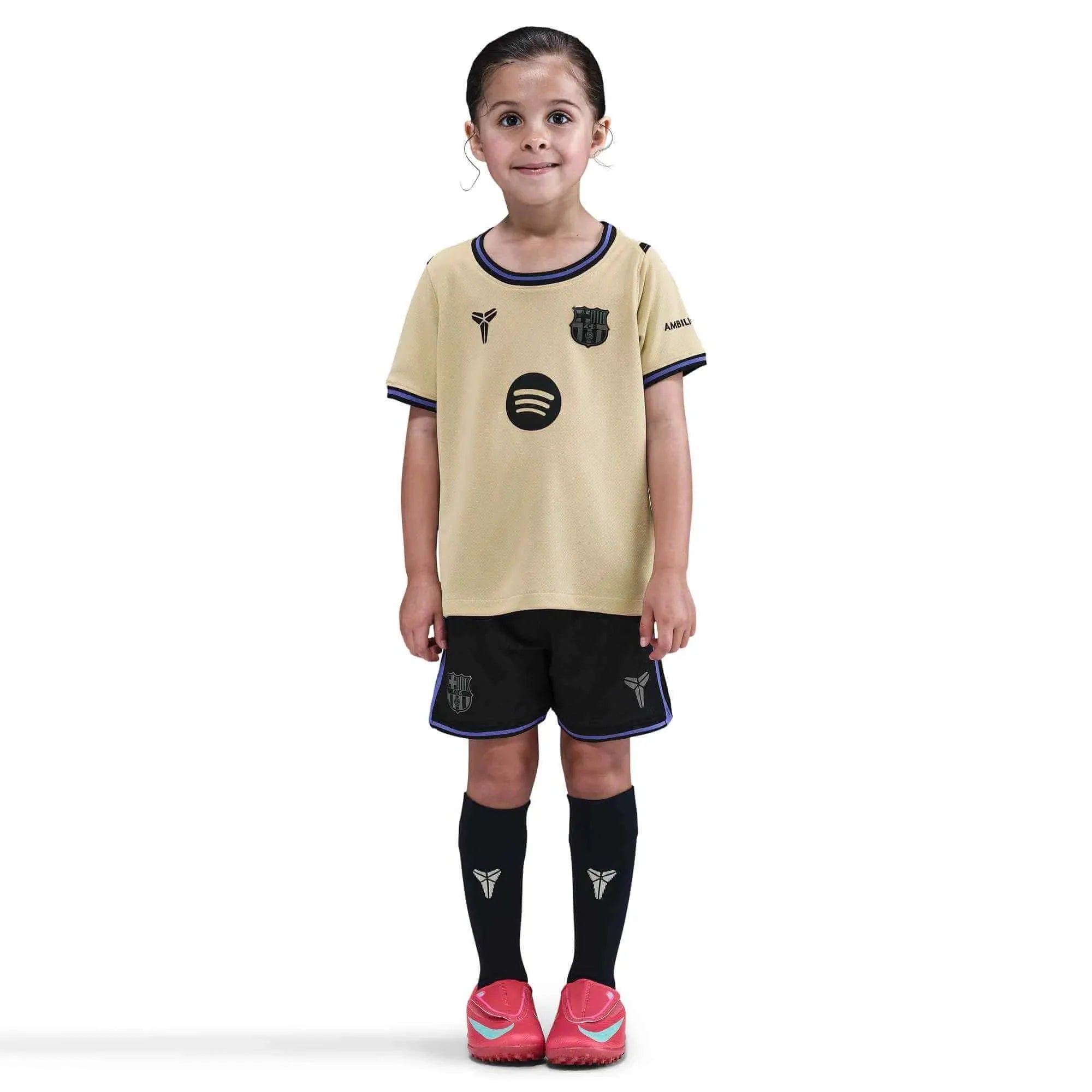 Nike 2025-26 Barcelona Little Kids' Stadium Away Kit
