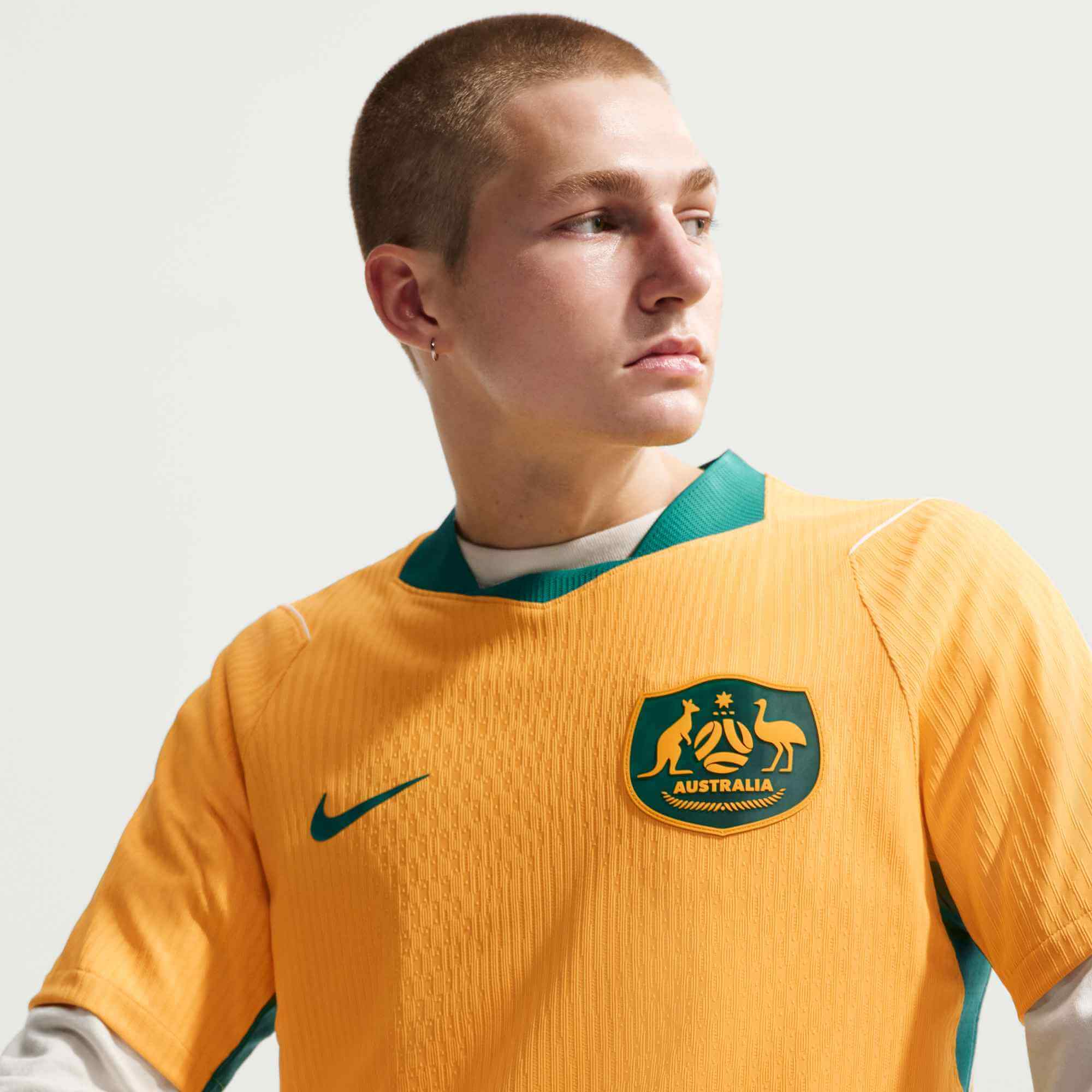 Nike 2026 Australia Men's Authentic Home Soccer Jersey