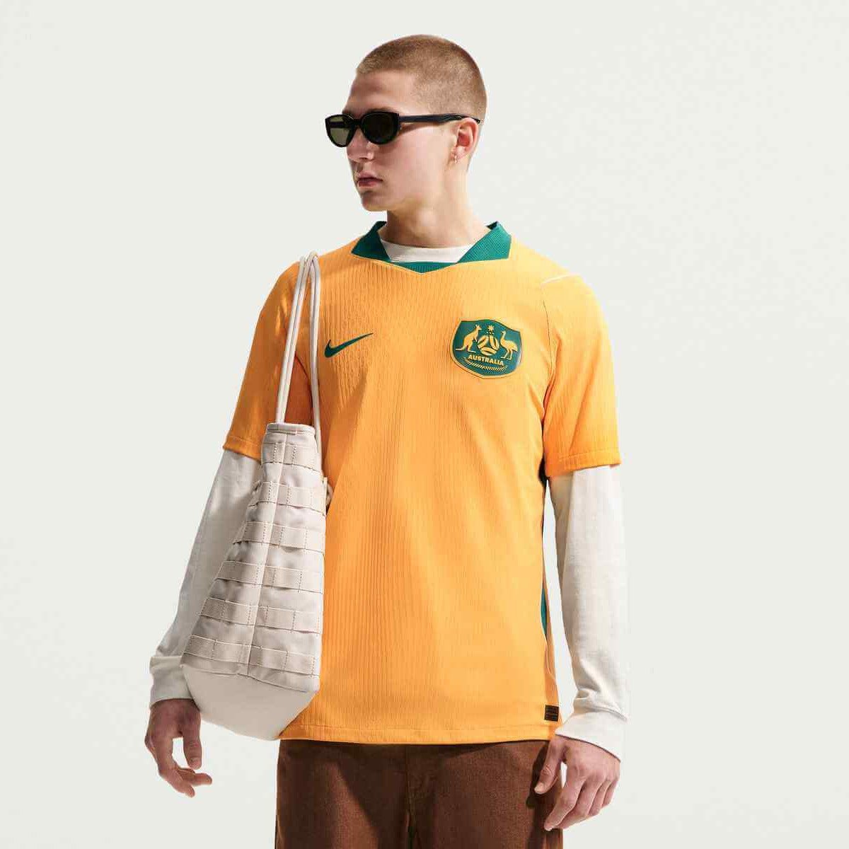 Nike 2026 Australia Men's Authentic Home Soccer Jersey