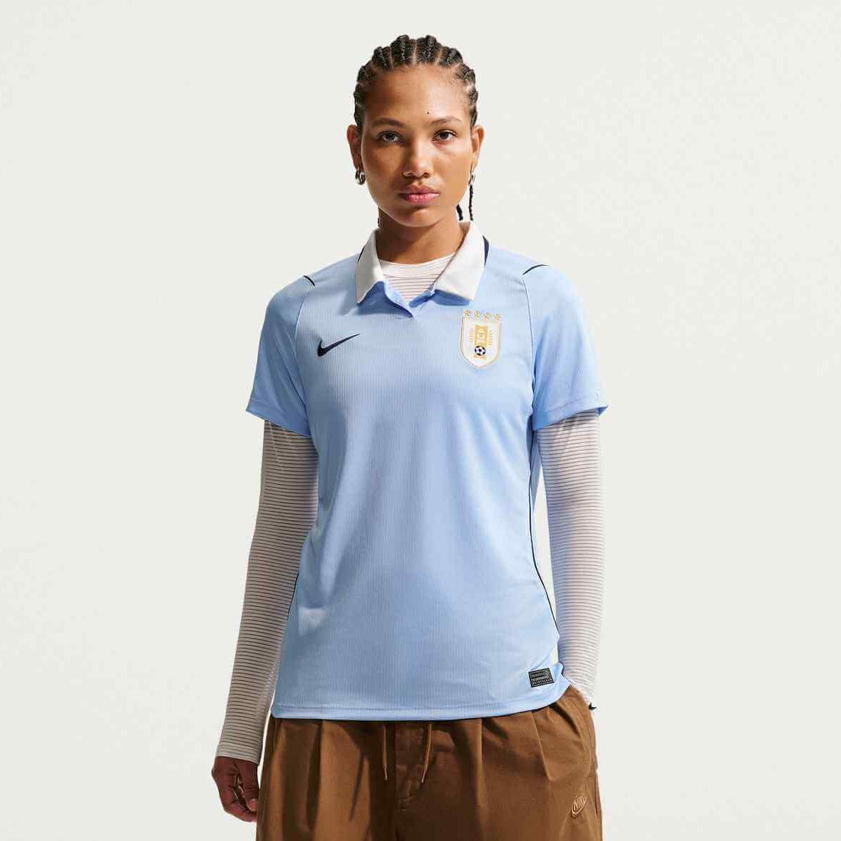 Nike 2026 Uruguay Women's Stadium Home Soccer Jersey