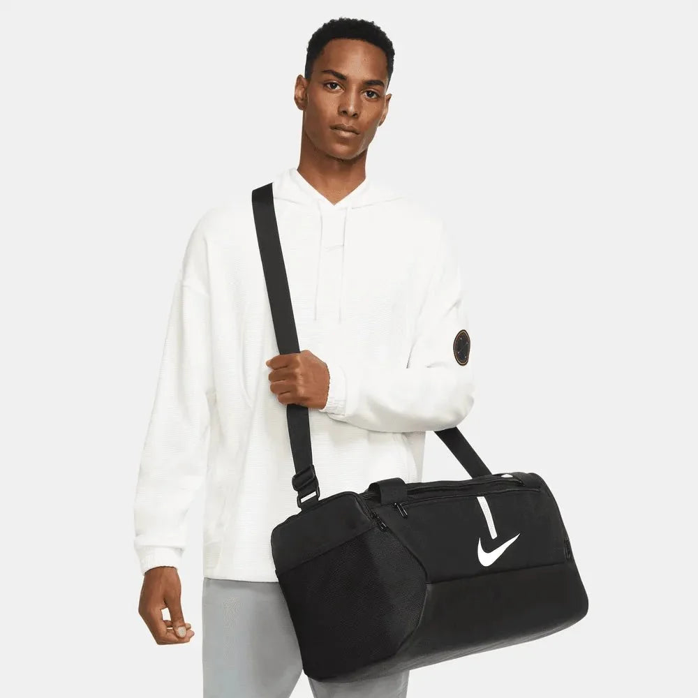 Nike Academy Team Small Duffel  Bag - Black-White