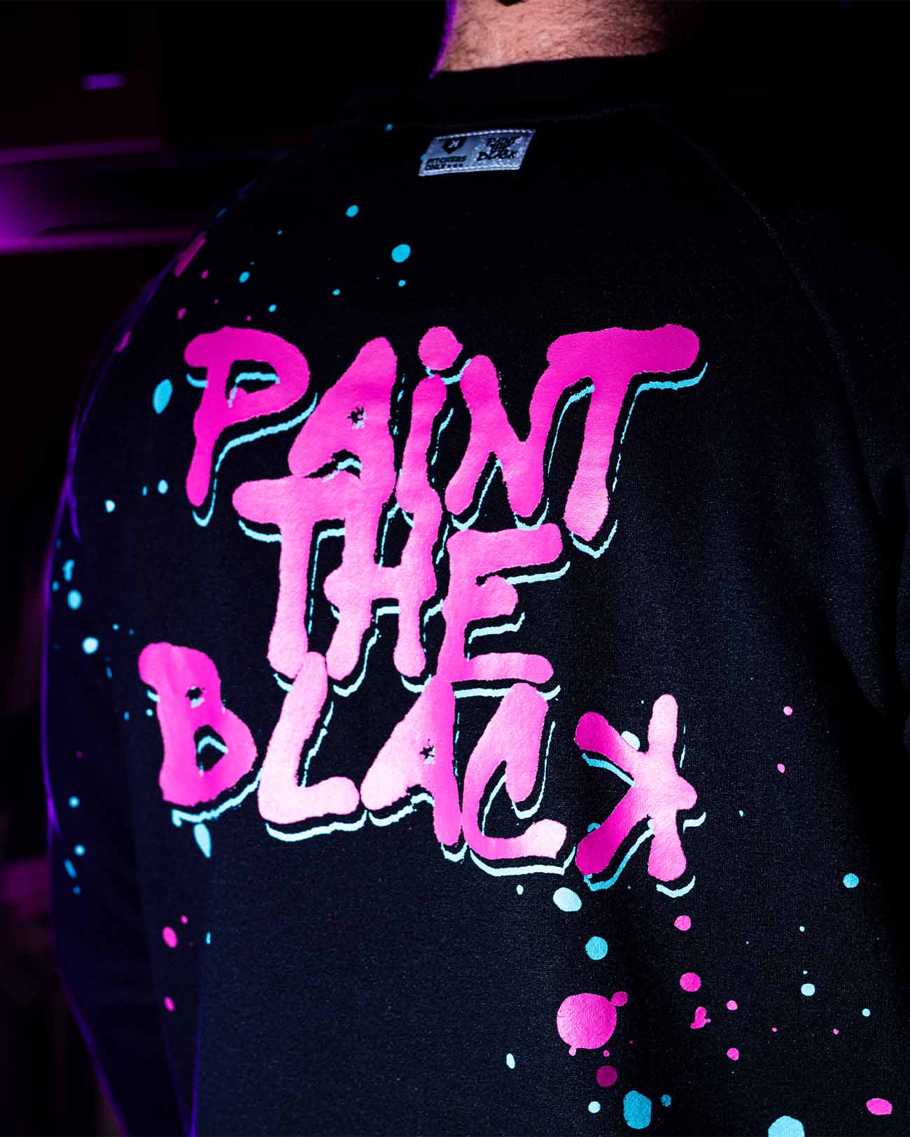 Youth Paint The Black Crewneck - Vice City