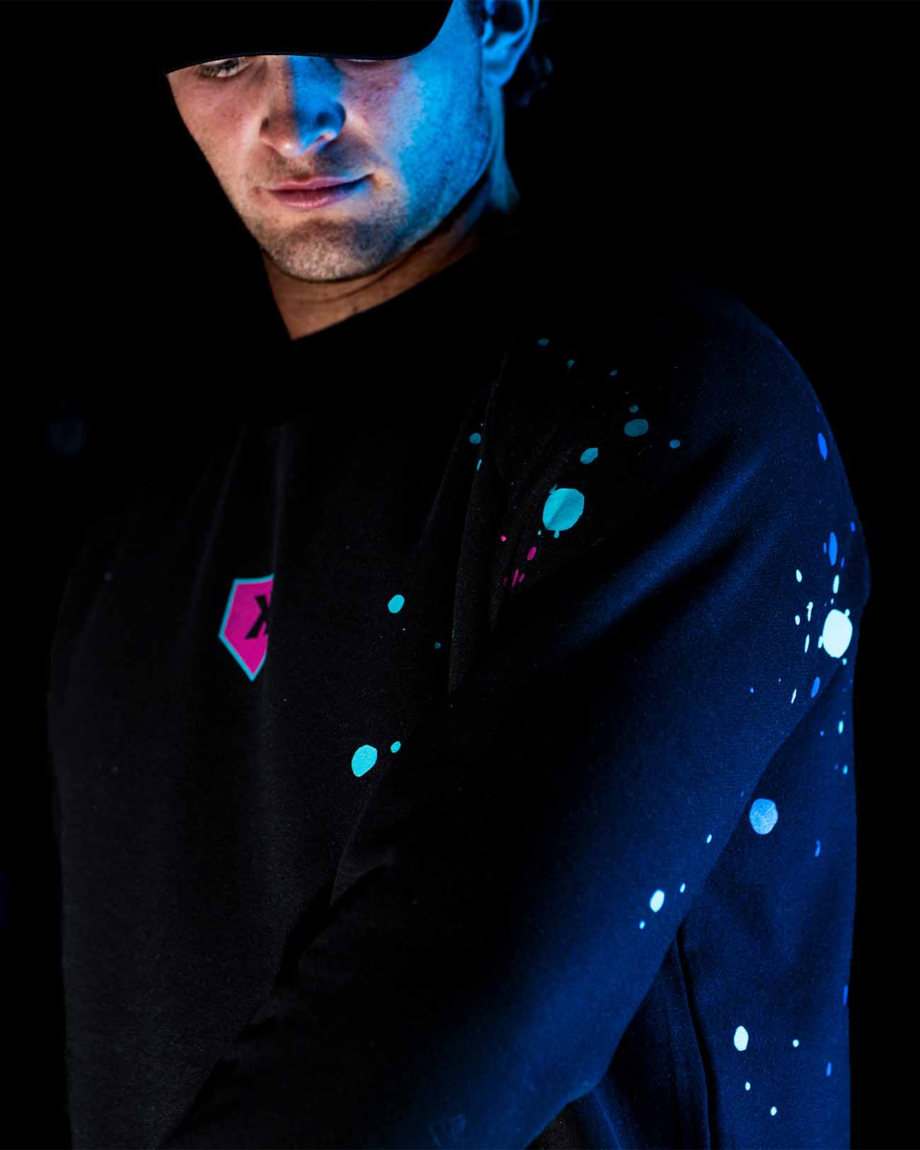 Youth Paint The Black Crewneck - Vice City