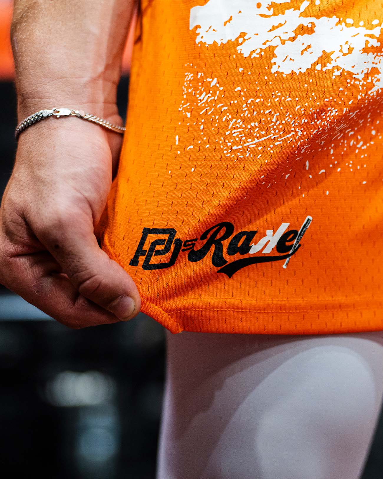 Youth PO Rake Mesh Shorts - Orange