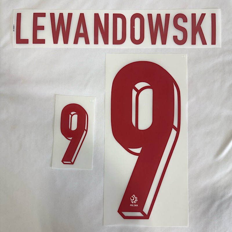 Poland 2026- Home LEWANDOWSKI #9 Official Name Set