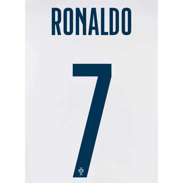 Portugal 2022-23 Away Ronaldo #7 Youth Jersey Name Set
