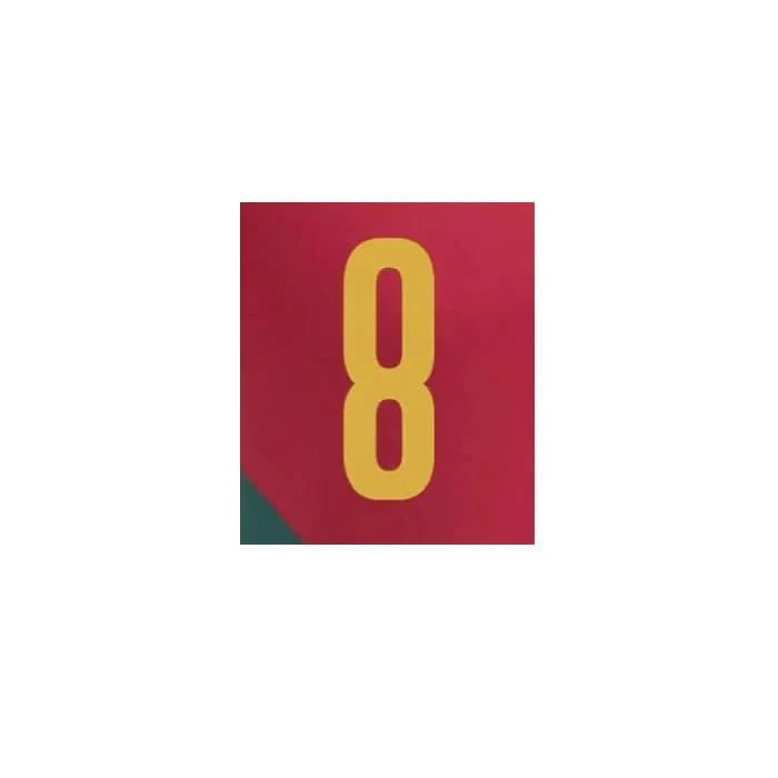 Portugal 2022-23 Home B.  Fernandes #8 Jersey Name Set