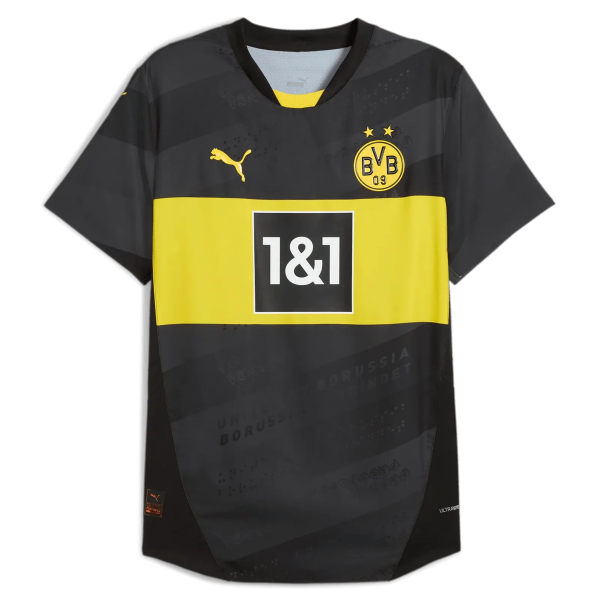 Puma 2024-25 Borussia Dortmund Men's Authentic Away Jersey