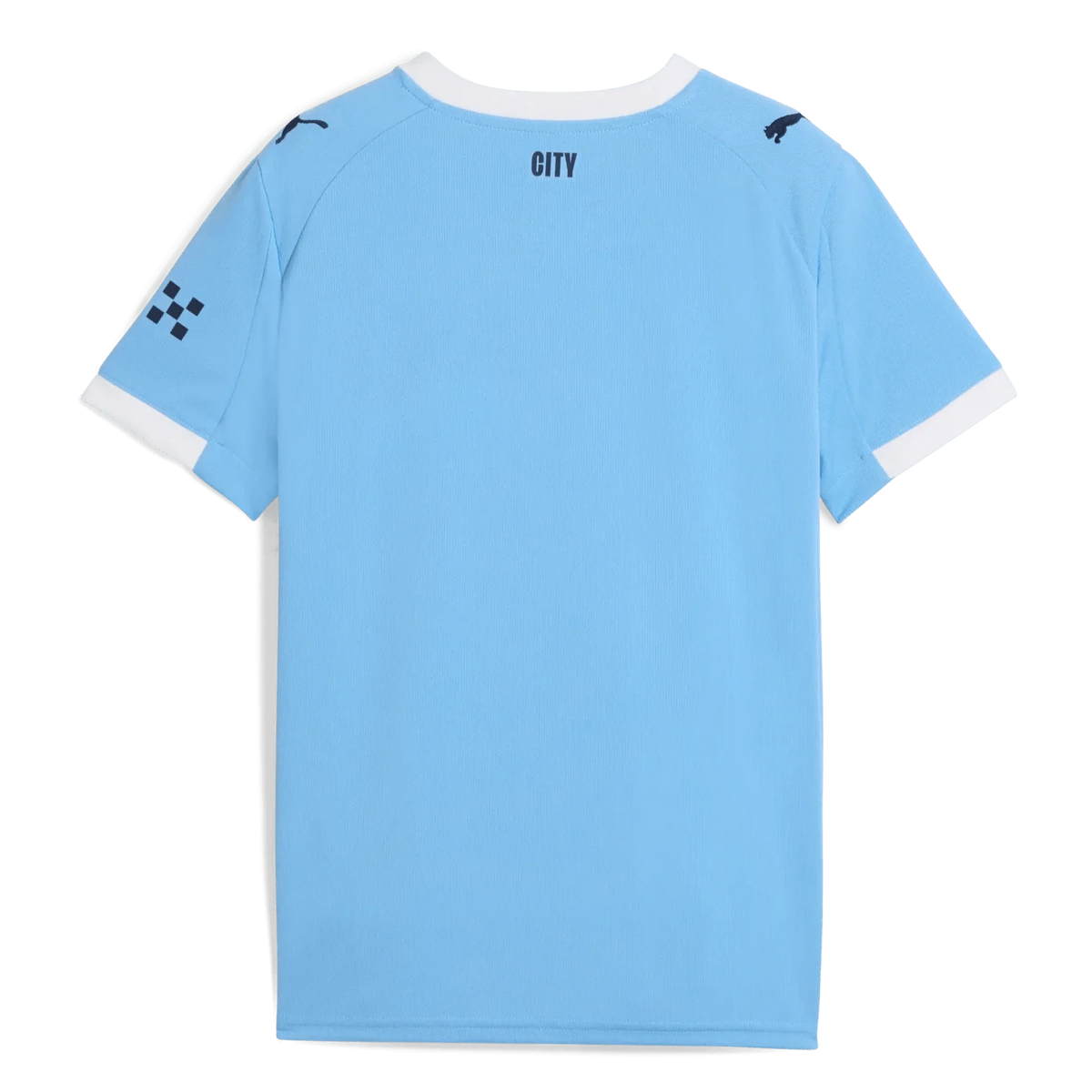 Puma 2025-26 Manchester City Youth Stadium Home Soccer Jersey