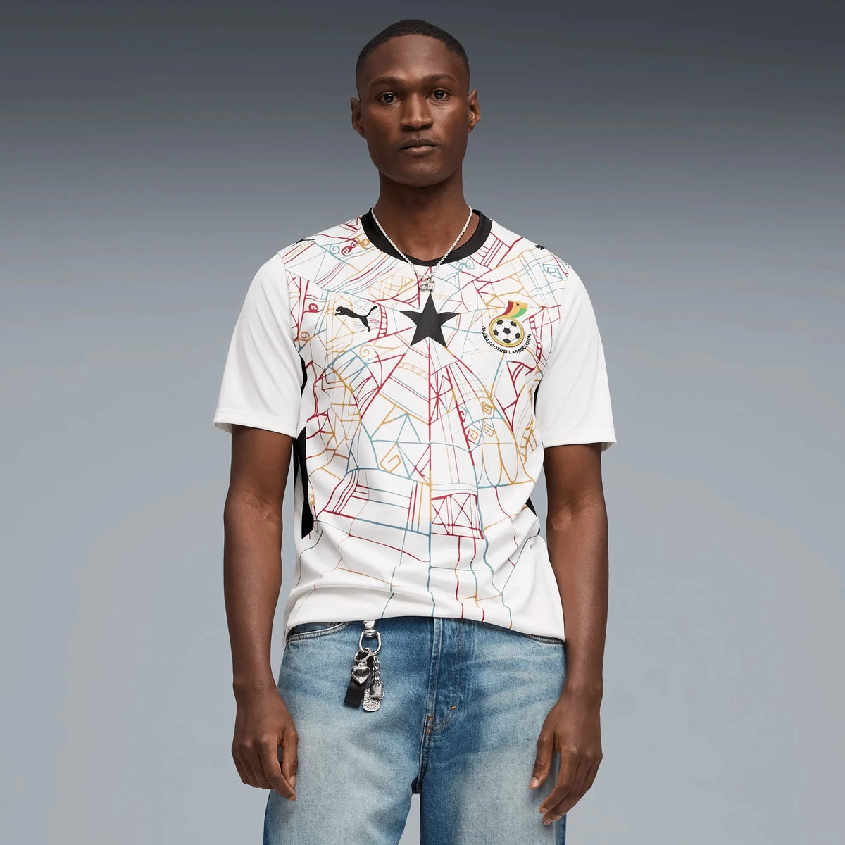 Puma 2026 Ghana Men's Stadium Home Soccer Jersey