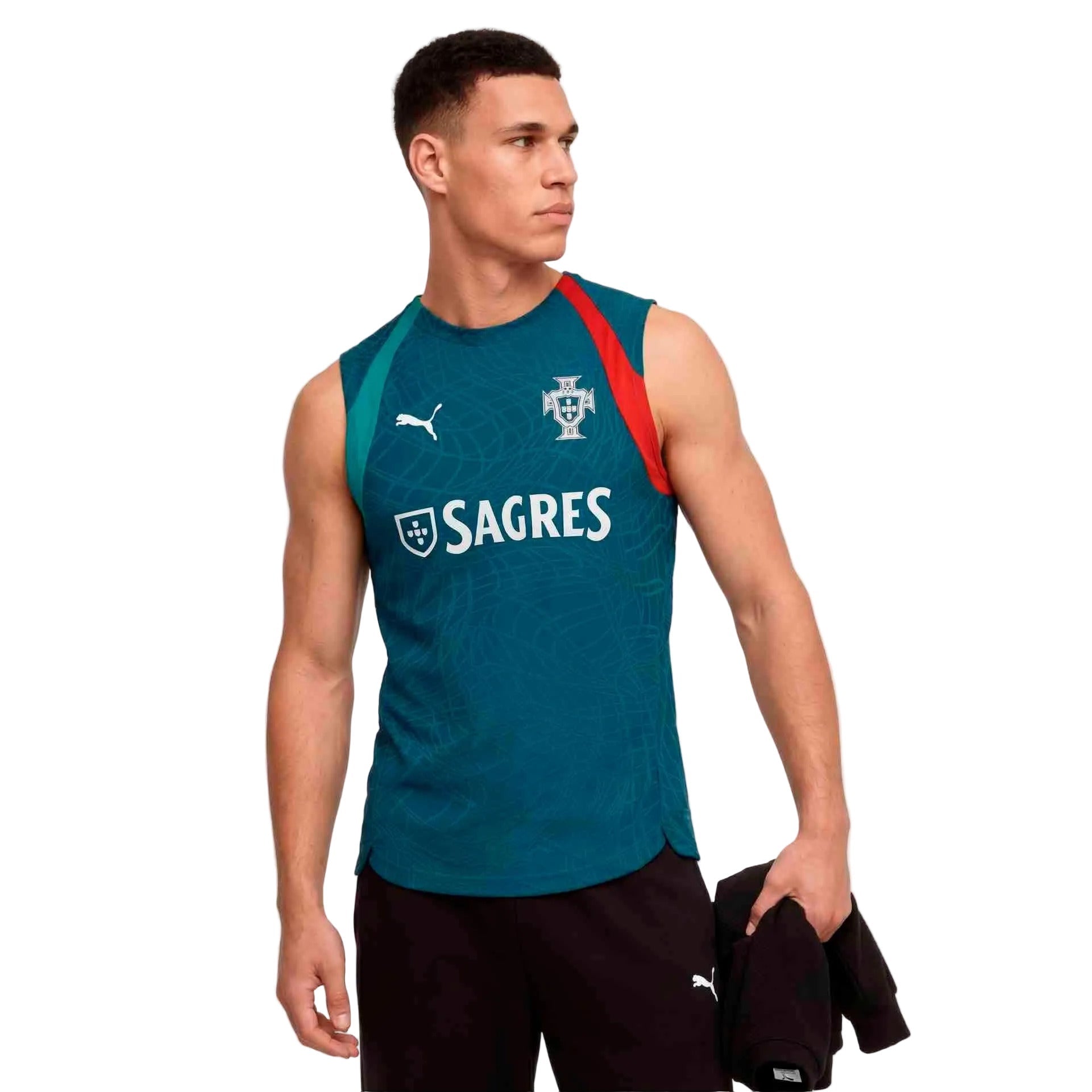 Puma 2026 Portugal Men's Sleeveless Training Soccer Jersey