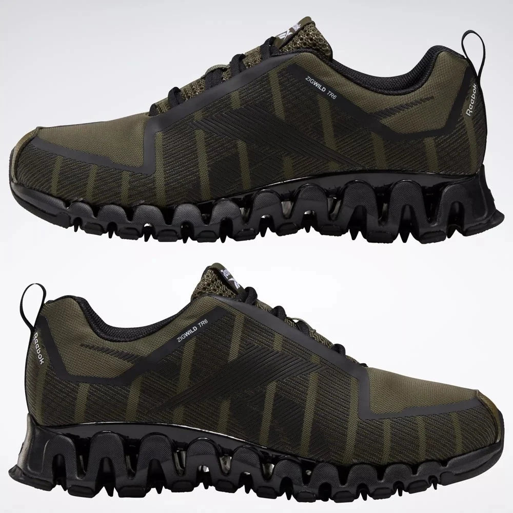 Reebok ZigWild TR 6 Shoes - Army Green-Black 7.5