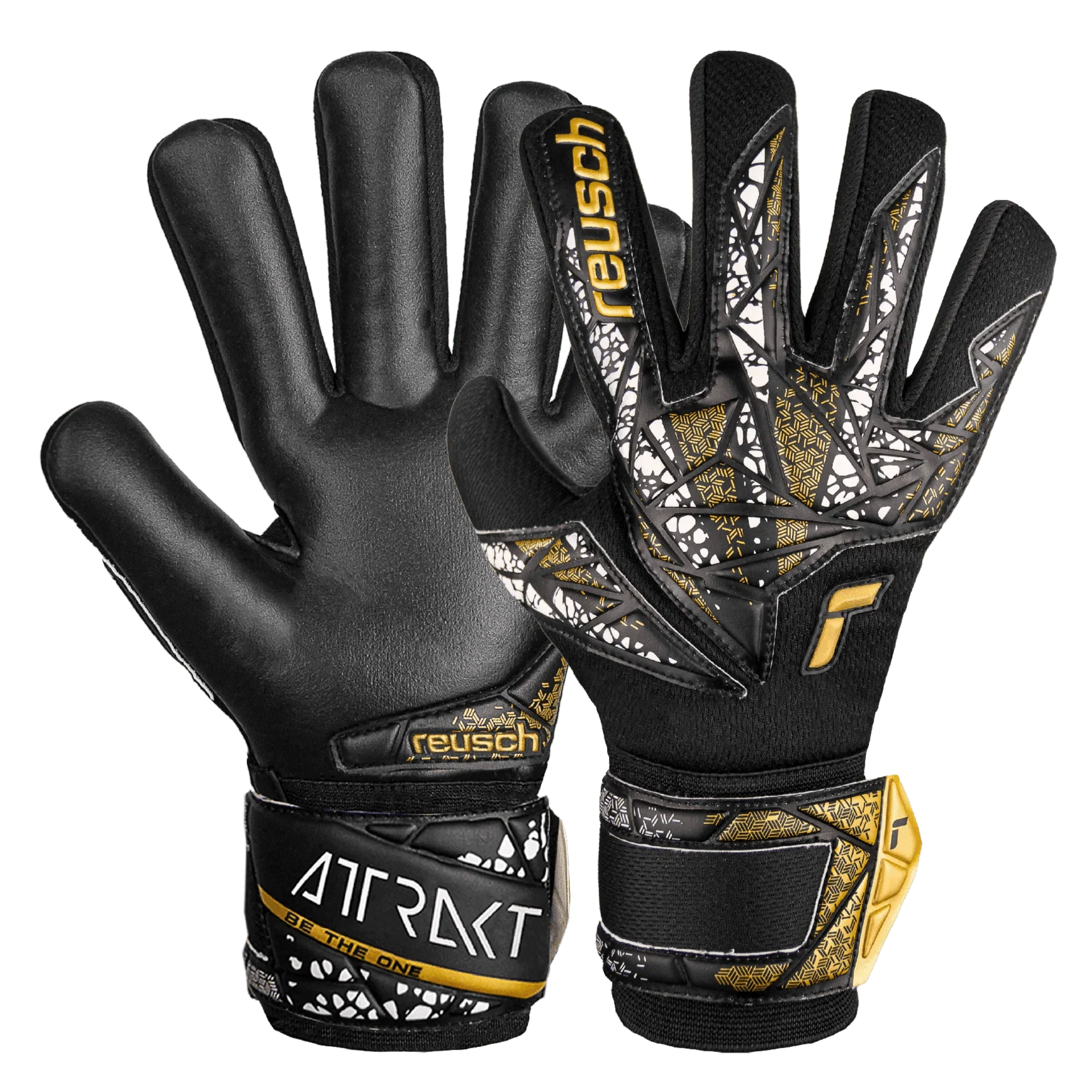 Reusch JR Attrakt Silver NC FS Goalkeeper Gloves