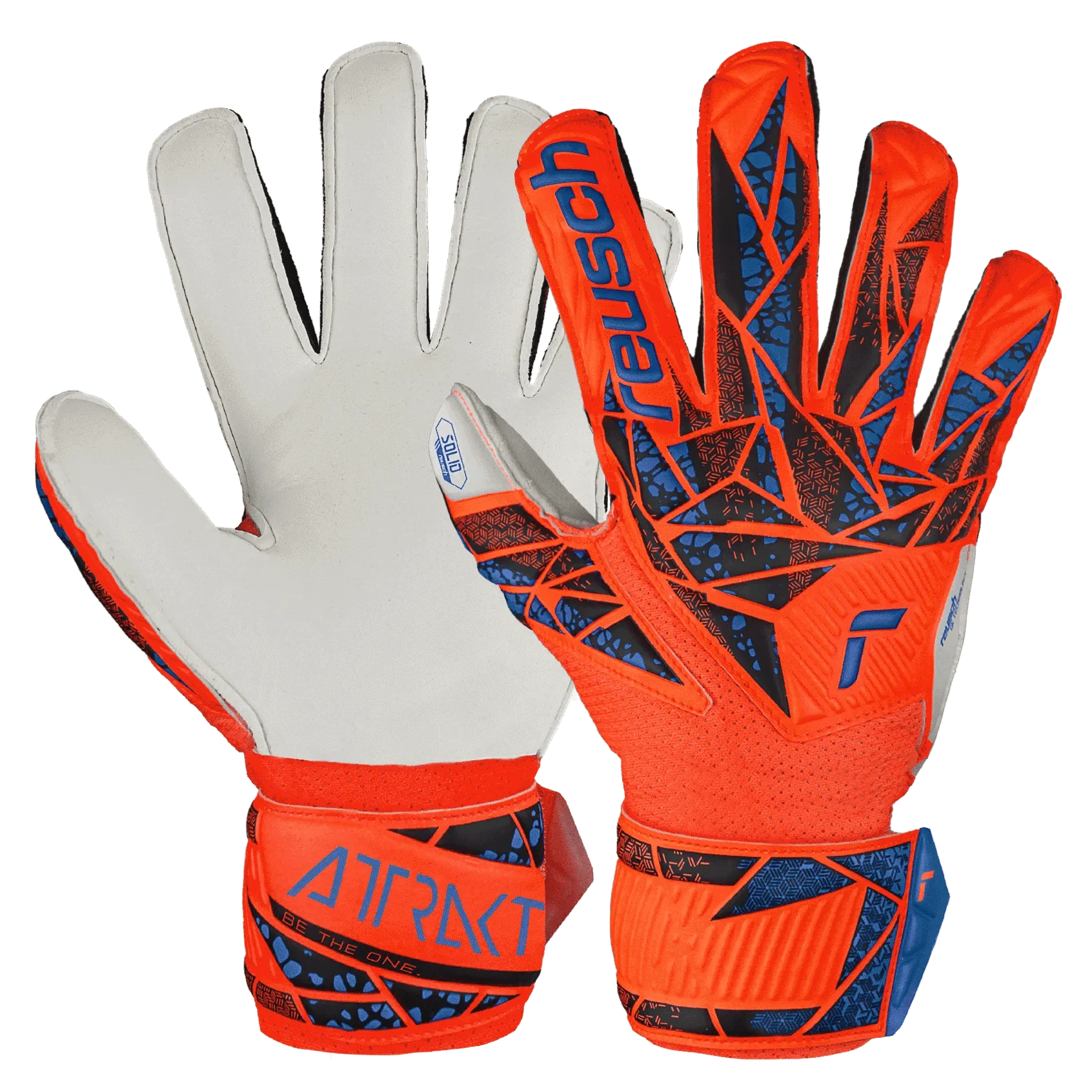 Reusch JR Attrakt Solid FS Goalkeeper Glove