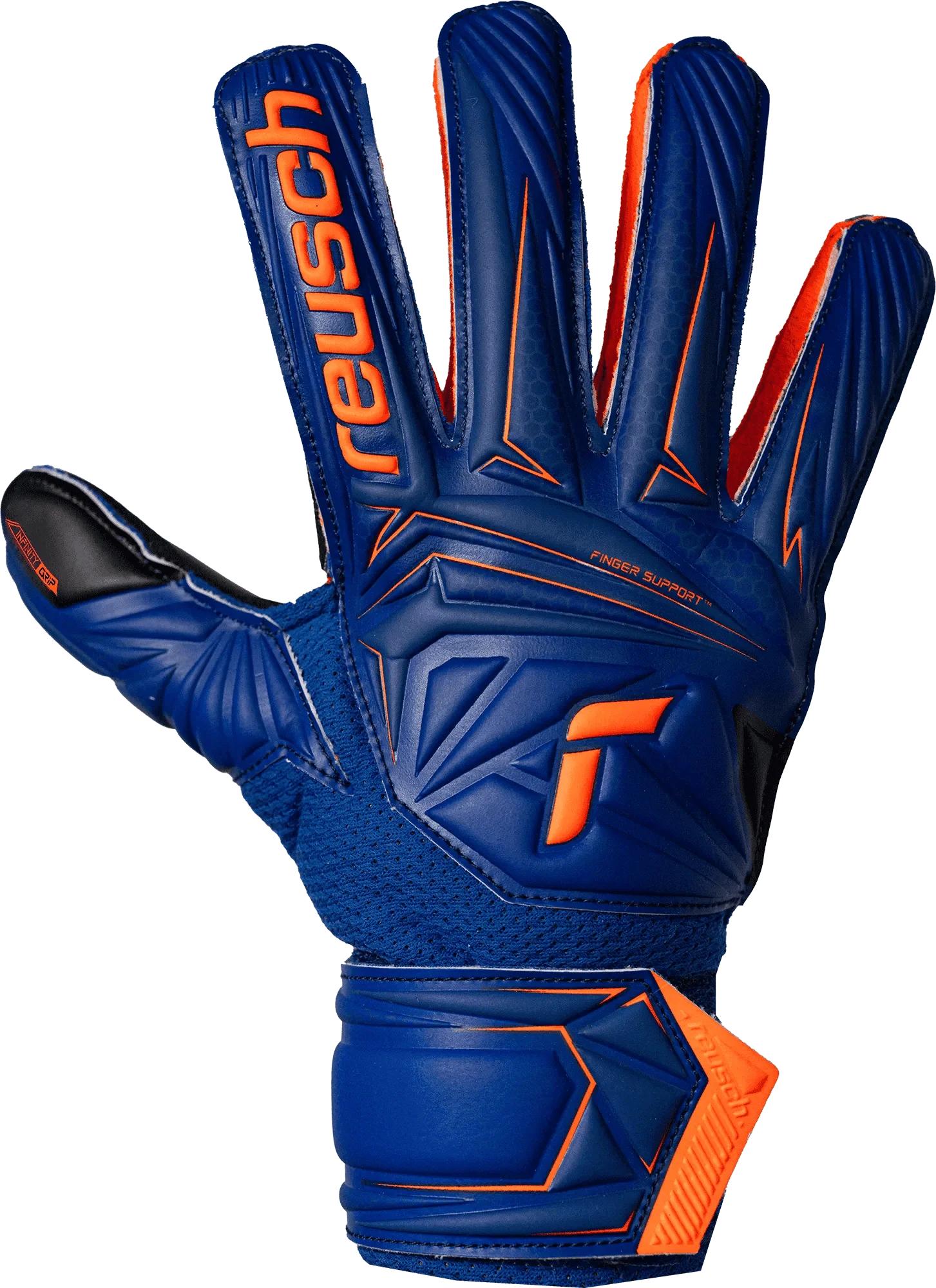 Reusch Junior Attrakt Infinity Finger Support Goalkeeper Gloves