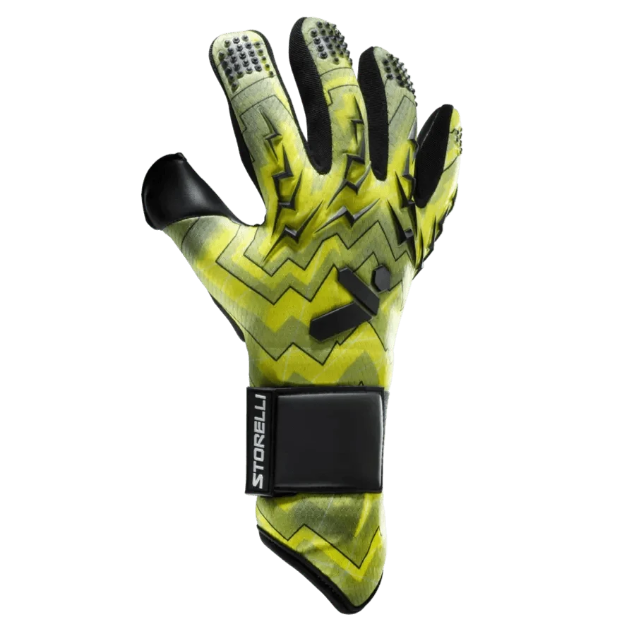 Storelli Lightning Storm Finger Spine Protection Goalkeeper Gloves