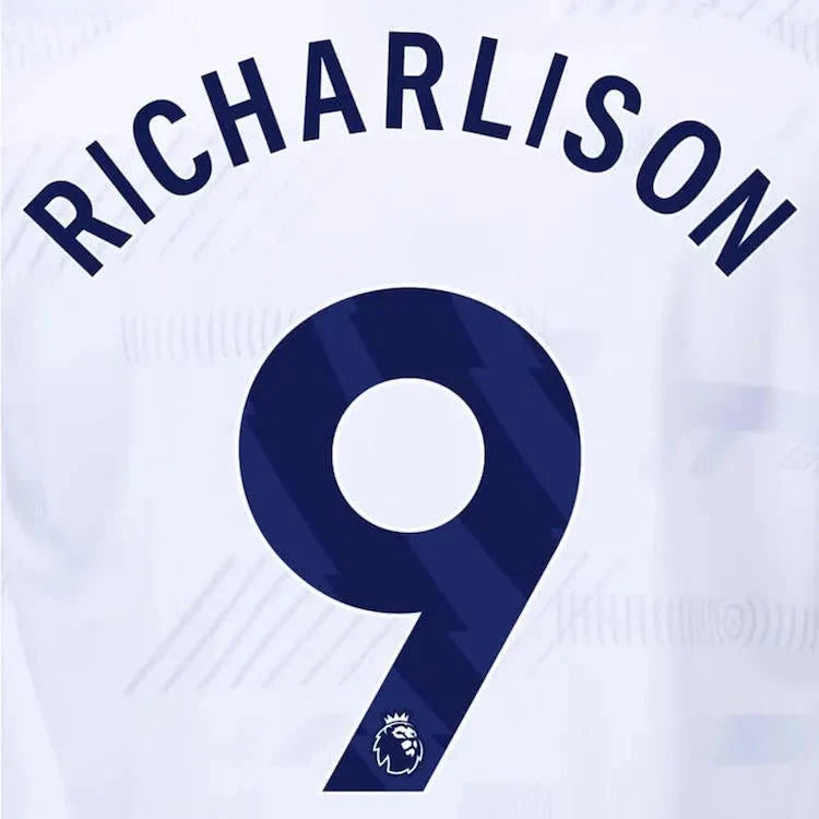 Tottenham 2022/23 Home Richarlison #9 Jersey Name Set Navy