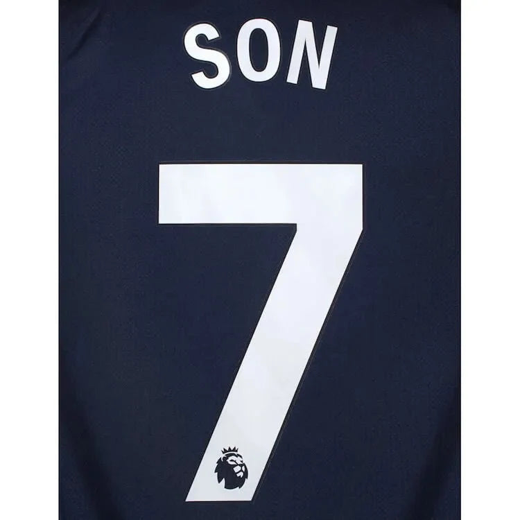 Tottenham 2023-Away Son #7 Youth Jersey Name Set-White