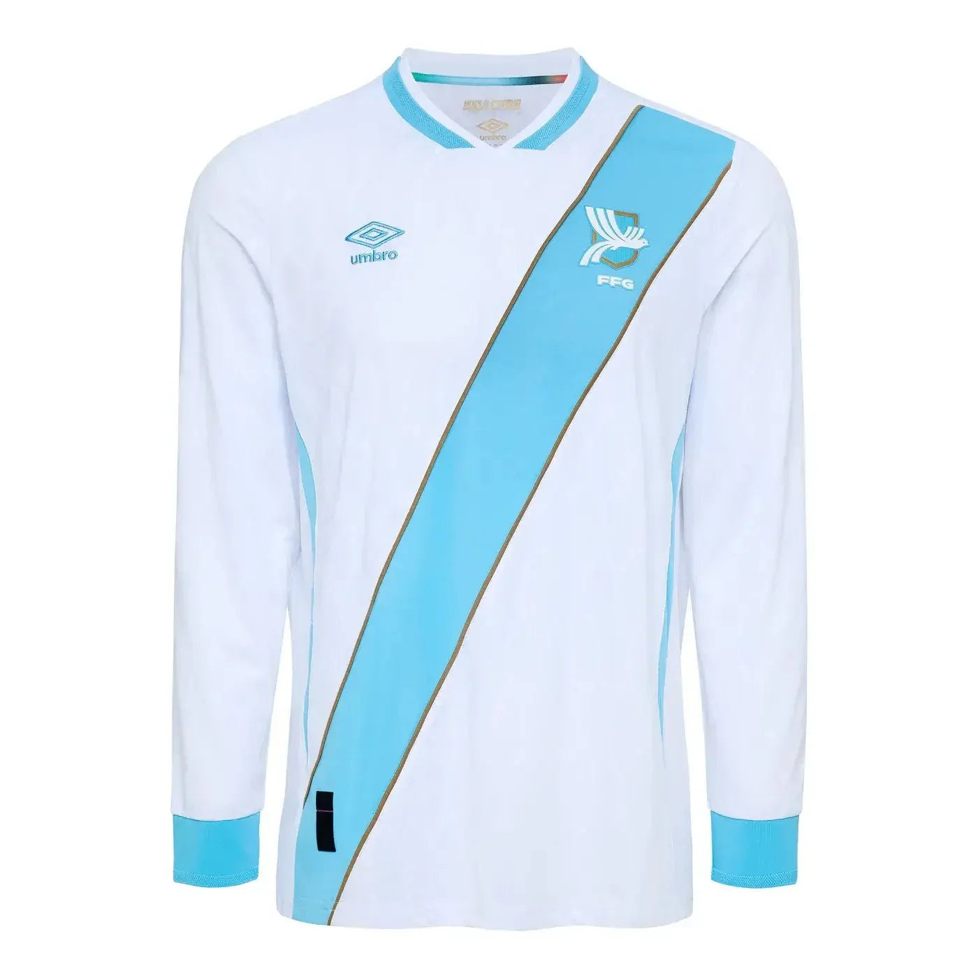 Umbro 2026 Guatemala Men's Authentic Home Long-Sleeve Soccer Jersey