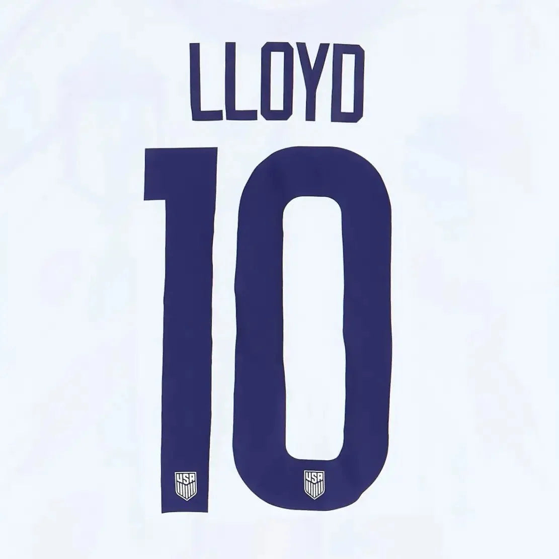 USWNT 2020/21 Home  Lloyd #10 Jersey Name Set