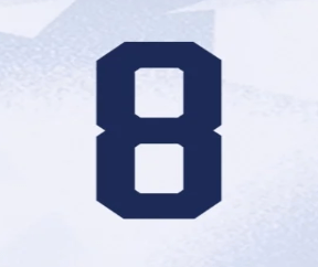 USWNT 2025 Home  SHAW #8 Jersey Name Set 8"