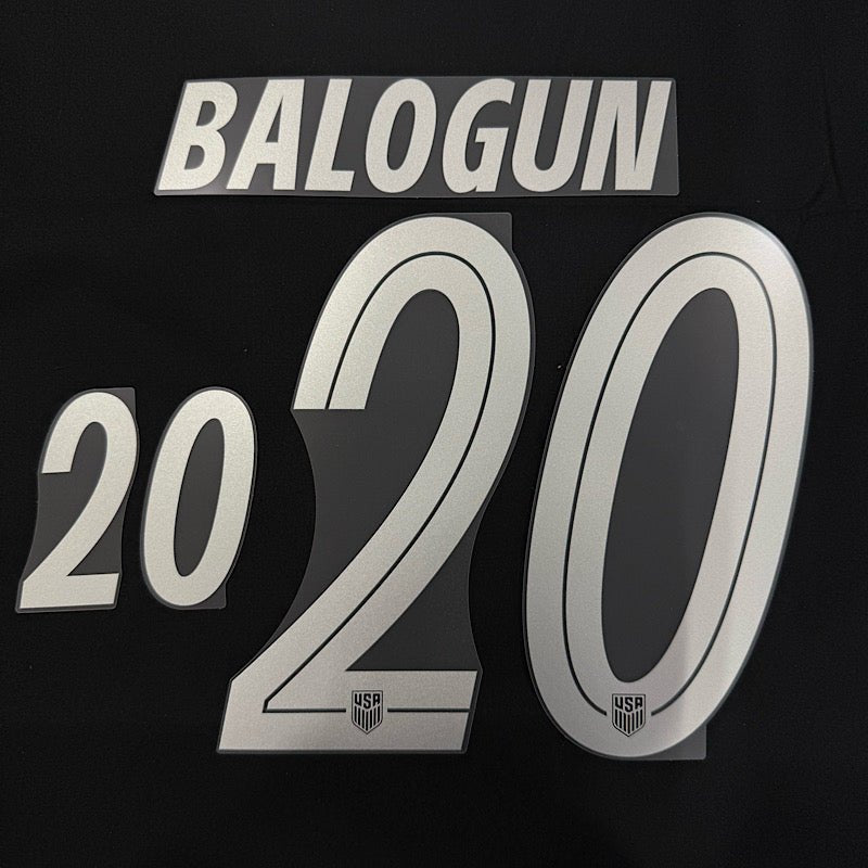 USMNT 2026- Away BALAGUN #20 Official Name Set