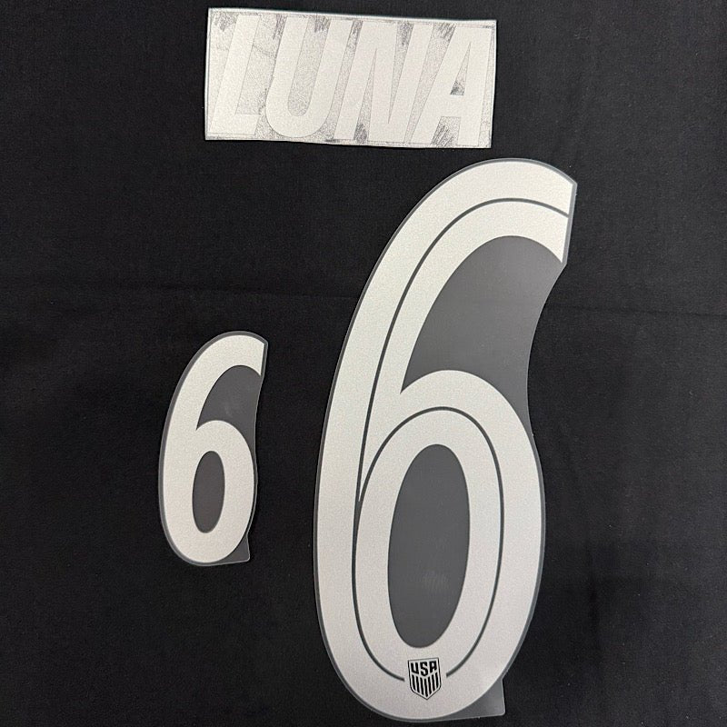 USMNT 2026- Away LUNA #6 Official Name Set