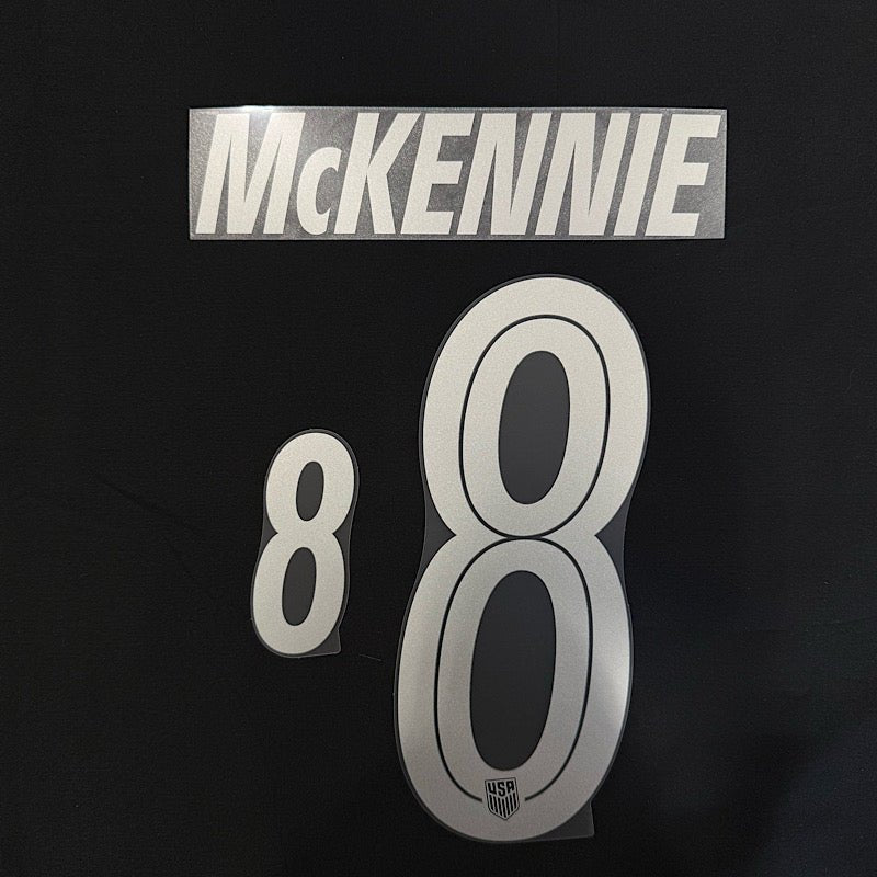 USMNT 2026- Away McKENNIE #8 Official Name Set