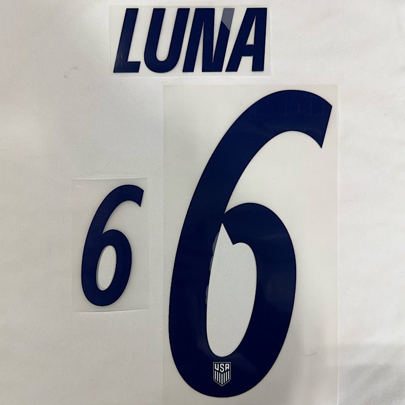 USMNT 2026- Home LUNA #6 Official Name Set