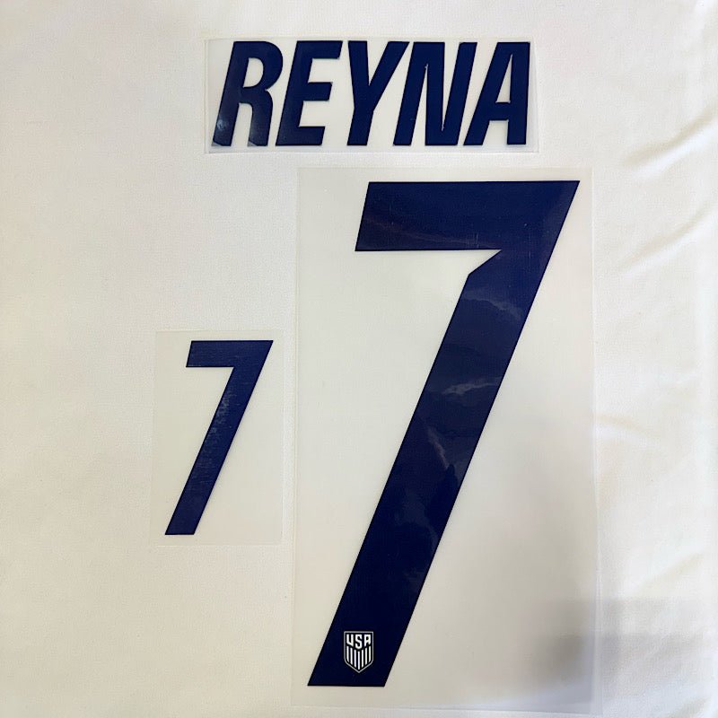 USMNT 2026- Home REYNA #7 Official Name Set