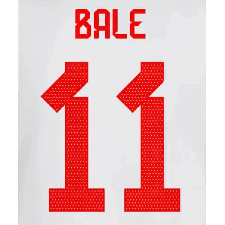 Wales 2022-23 Away Bale #11 Jersey Name Set