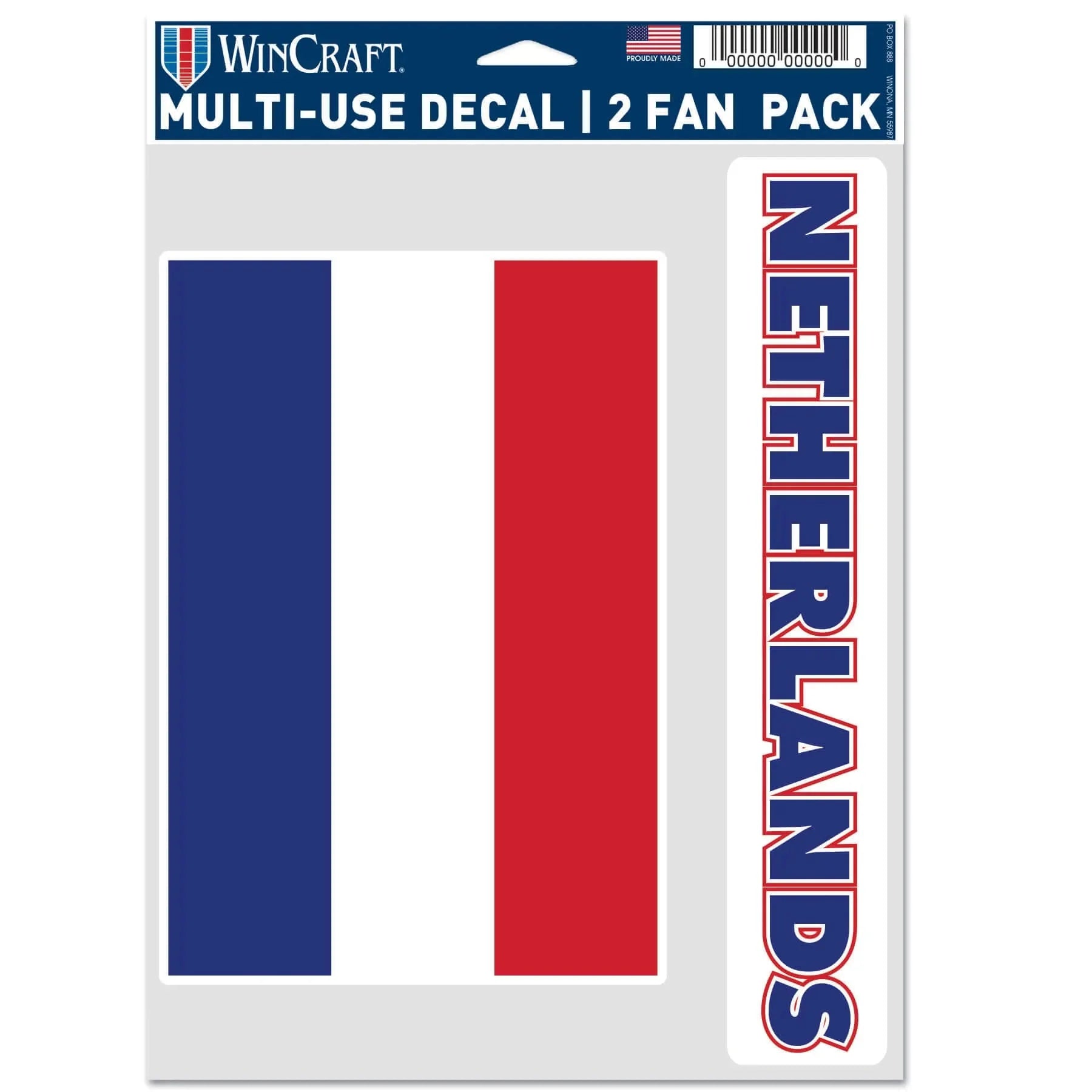 Wincraft Netherlands Flag Multi-Use Decal (5.5"x7.75")