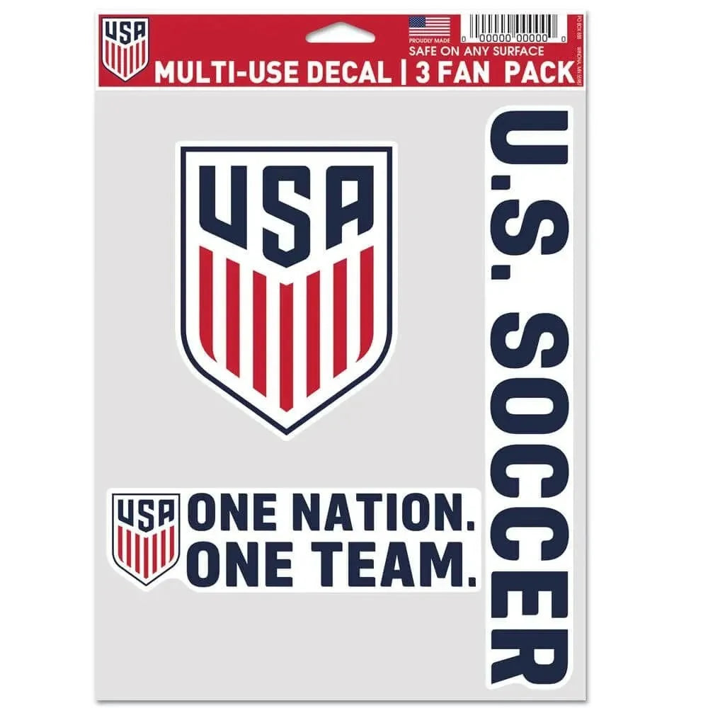 Wincraft USA 5.5x7.75 Multi-Use 3 Pack Decal