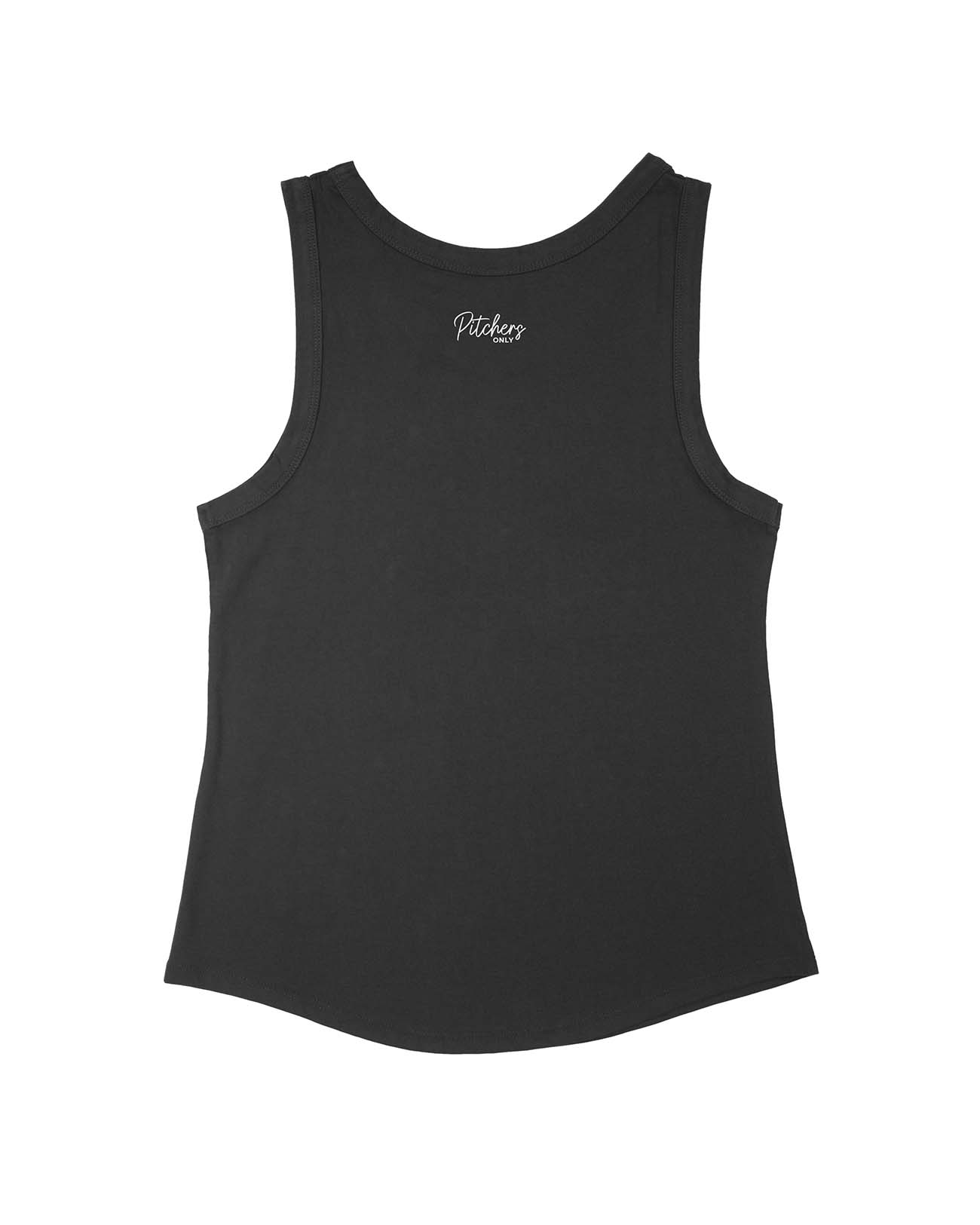 Women's Softball Black Tank Top