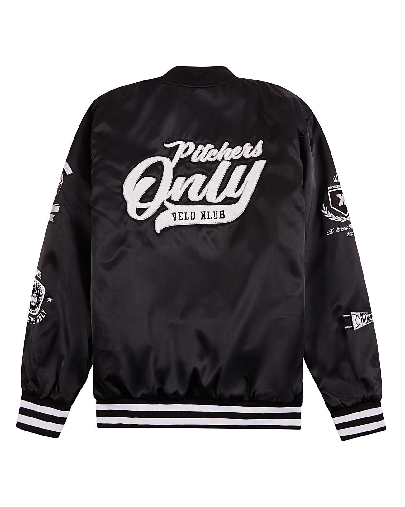 Youth Black Velo Klub Bullpen Jacket