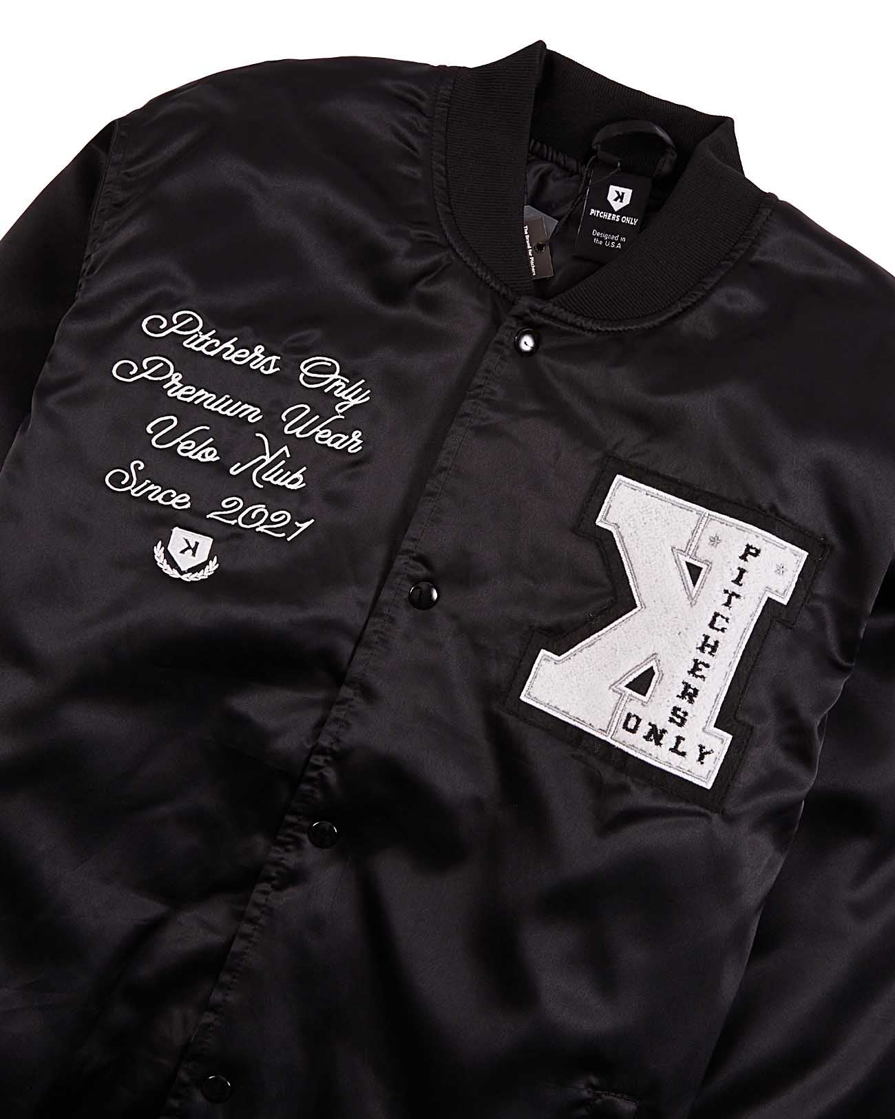 Youth Black Velo Klub Bullpen Jacket
