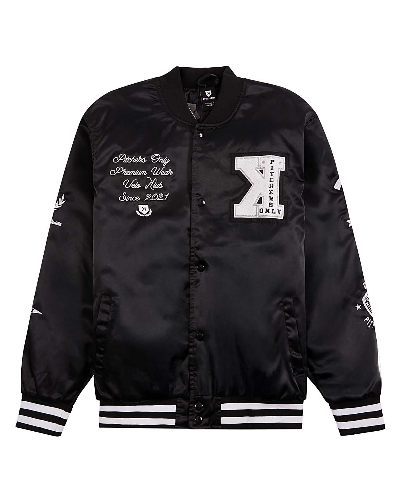 Youth Black Velo Klub Bullpen Jacket