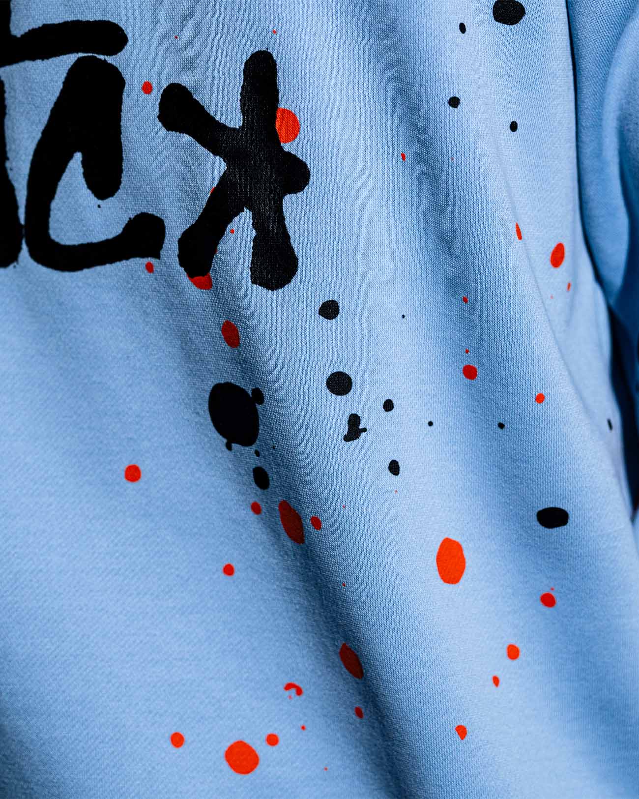 Youth Paint The Black Crewneck - Bullpen Blue